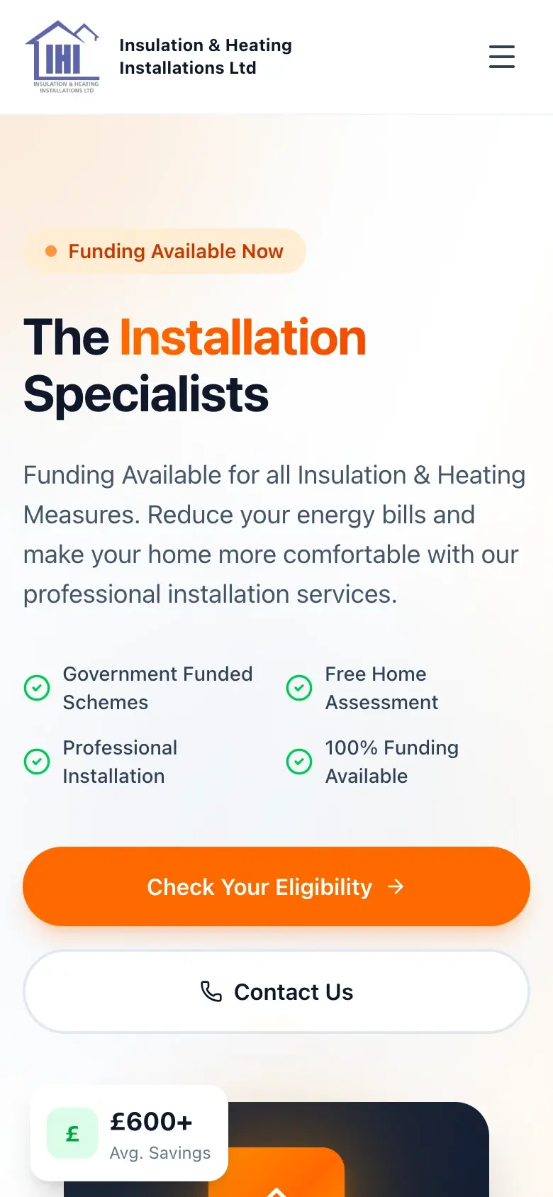 IHI Ltd website on mobile